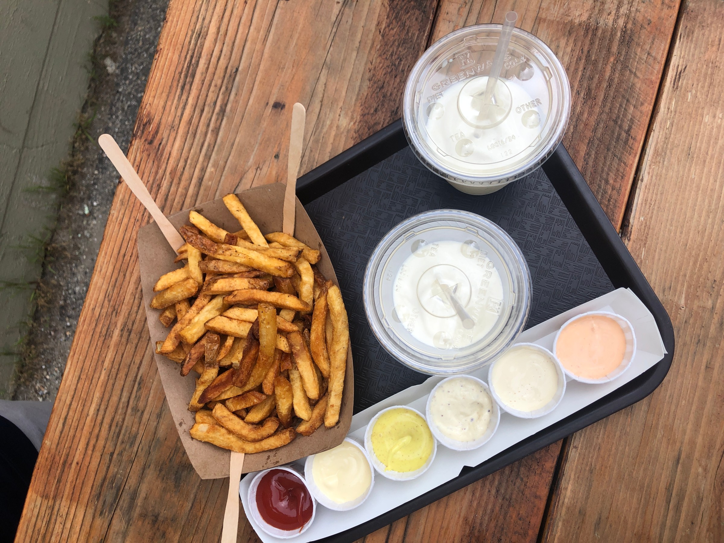 duckfat frite shake fries and shakes