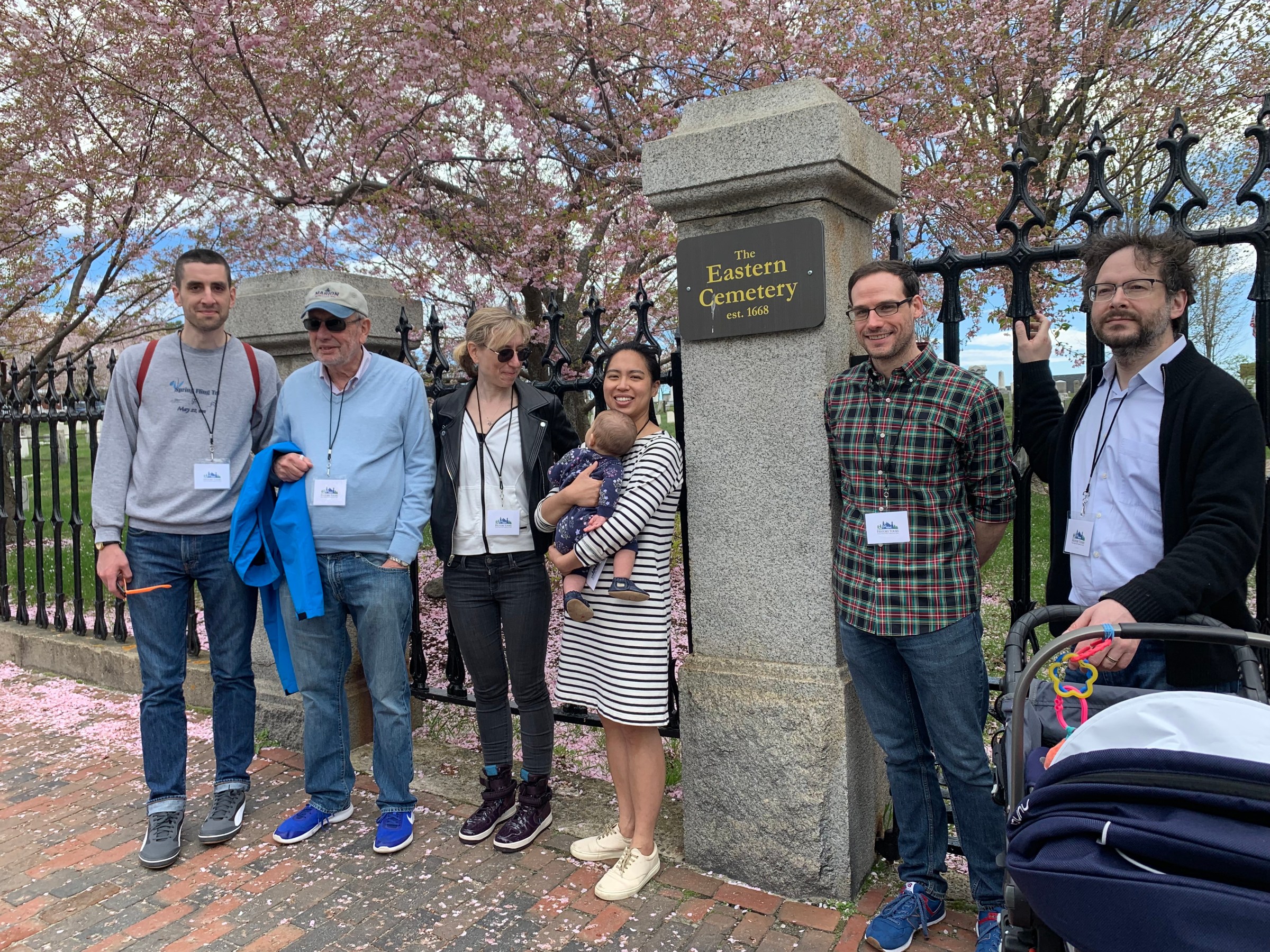 family posing for a group photo