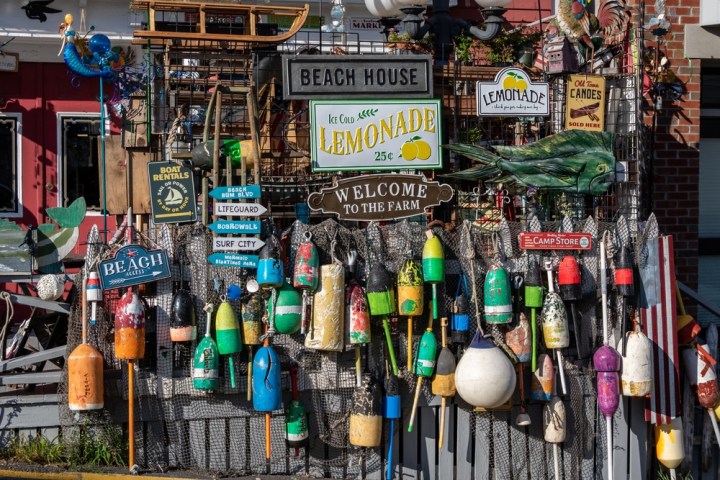a store filled with lots of traffic