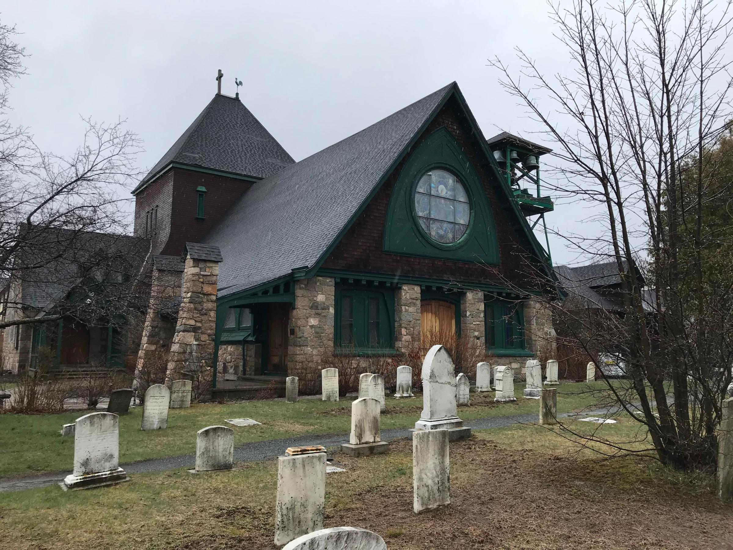 church and graveyard