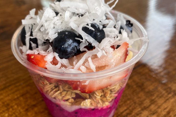 a cup of coffee on a table