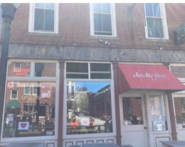a store front at day
