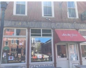 a store front at day