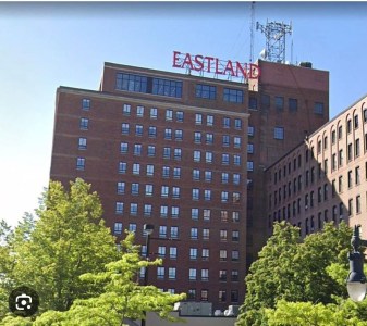 a large brick building