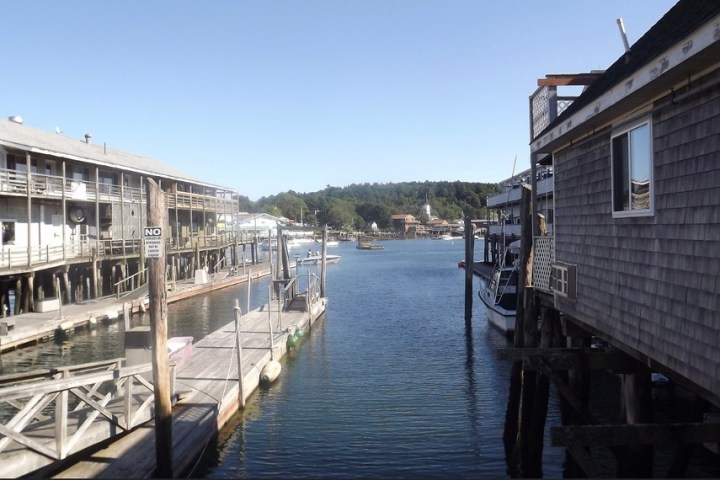 a bridge over a body of water