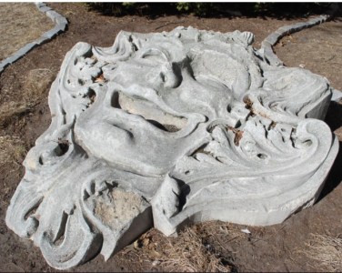 a pile of dirt