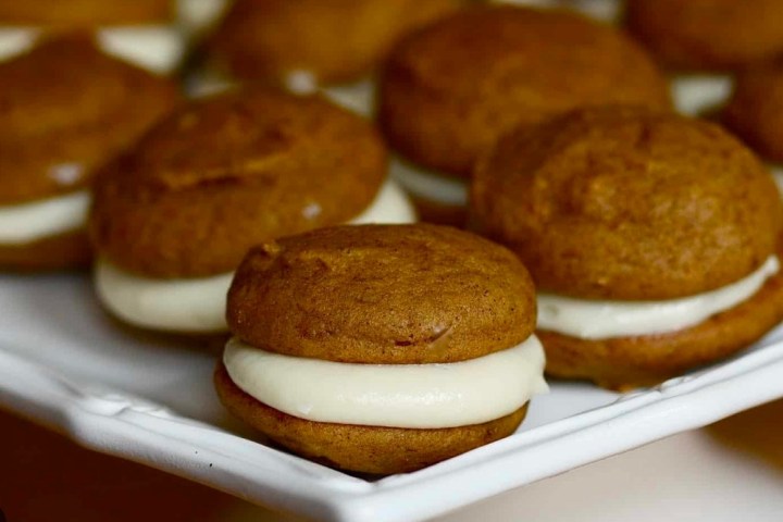 a close up of food on a plate