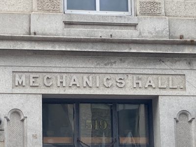 a store front of a window