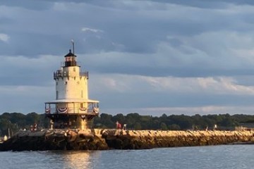 a large ship in a body of water